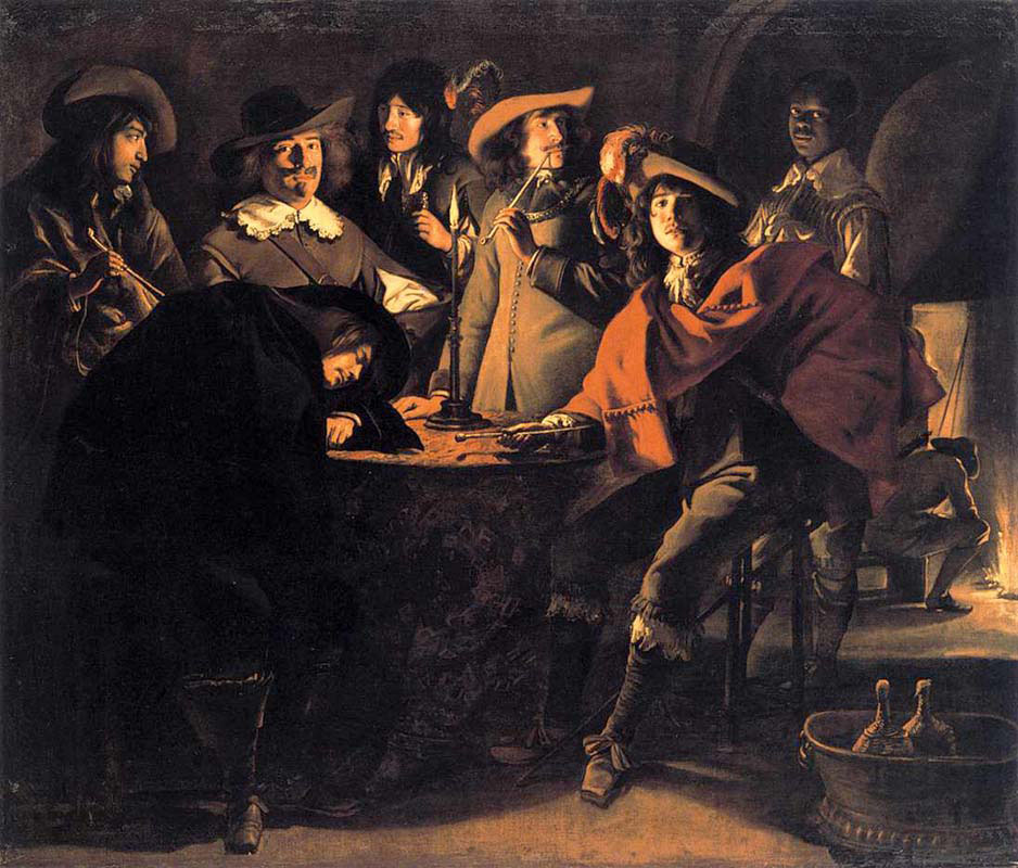 smokers in an interior